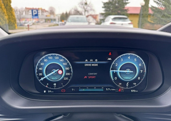 Hyundai i20 cena 82950 przebieg: 572, rok produkcji 2023 z Bystrzyca Kłodzka małe 407